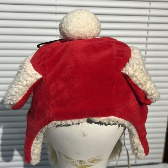 Santa Hat with Beard for XL Dog **View Photos of Inside of beard** Damage - Picture 7 of 13